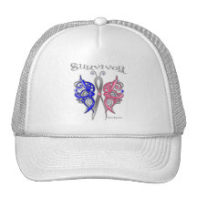 Survivor Celtic Butterfly - Male Breast Cancer Trucker Hat