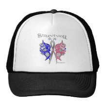 Survivor Celtic Butterfly - Male Breast Cancer Hat