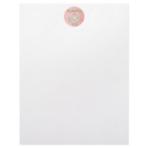 survivor chick pink letterhead design