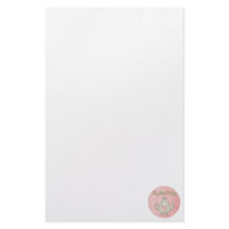 survivor chick pink stationery