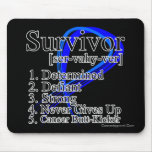 Survivor Definition - Anal Cancer mousepads