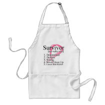 Survivor Definition - Breast Cancer Aprons