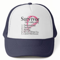 Survivor Definition - Breast Cancer Mesh Hat