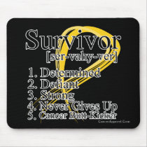 Survivor Definition - Childhood Cancer Mousepad