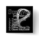 Survivor Definition - Lung Cancer Pin
