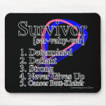 Survivor Definition - Male Breast Cancer mousepads