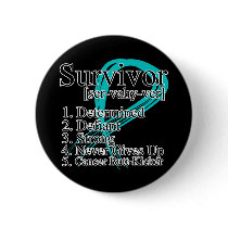 Survivor Definition - Ovarian Cancer Pins