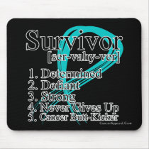 Survivor Definition - Ovarian Cancer Mousepad