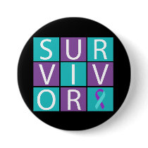 Survivor  - Domestic Violence and Sexual Assault Pins