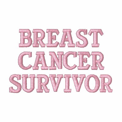 Breast Cancer Survivor Embroidered Workout Jacket