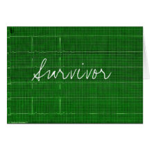 Survivor  - Flatline Greeting Cards