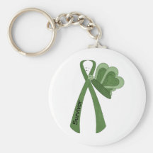Survivor- Green Awareness Key Chain