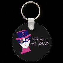 Survivor In Pink Breast Cancer Awareness Ribbon I keychains by Yve_13 Survivor In Pink Breast Cancer Awareness Ribbon I keychains