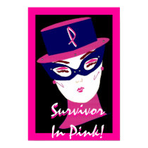 "Survivor In Pink I" Poster - Customizable posters