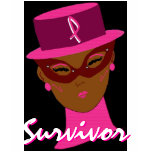 "Survivor In Pink T-Shirt"- Customizable