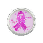 Survivor Love Hope Cure Photo Ring