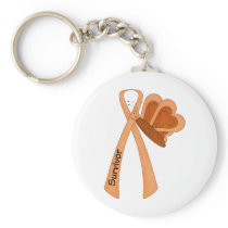 Survivor- Orange Awareness Key Chain
