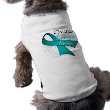Survivor - Ovarian Cancer Pet Tshirt