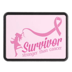 Survivor Stronger Than Cancer Hitch Cover