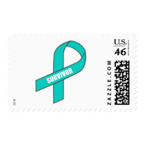 Survivor (Teal Ribbon) Postage Stamps