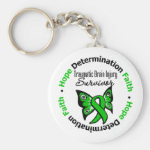 Survivor Traumatic Brain Injury v2 Key Chains