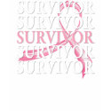 Survivor Whimsical Collage Breast Cancer t-shirts