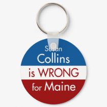 Susan Collins is Wrong for Maine keychains by irregulargoods Susan Collins is Wrong for Maine keychains