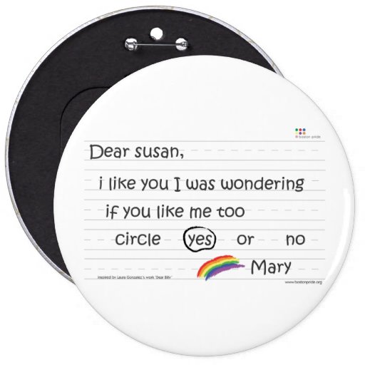 Susan Colossal Pinback Button