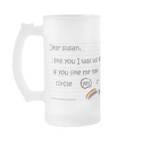 Susan Frosted Stein mugs