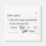 Susan Magnet Square