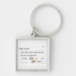 Susan Square Keychain