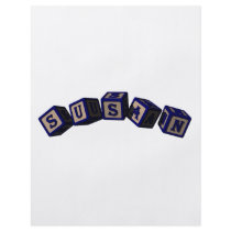 Susan toy blocks in blue flyers by toyblocks Susan toy blocks in blue flyers