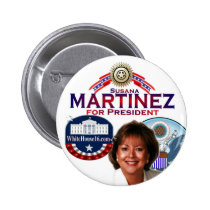 Susana Martinez for President Button