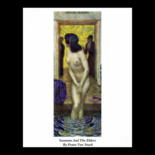 Susanna And The Elders By Franz Von Stuck Poster