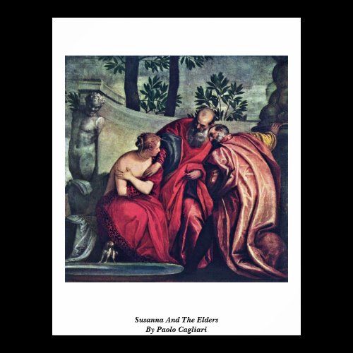 Susanna And The Elders By Paolo Cagliari Poster