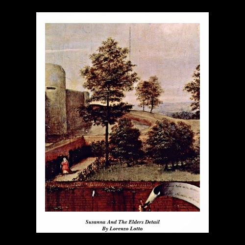 Susanna And The Elders Detail By Lorenzo Lotto Poster