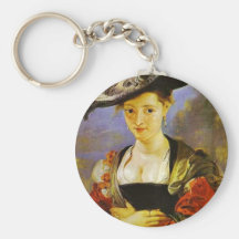 Susanna Fourment,  By Rubens Peter Paul Key Chain