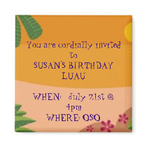 SUSAN'S BIRTHDAY magnets