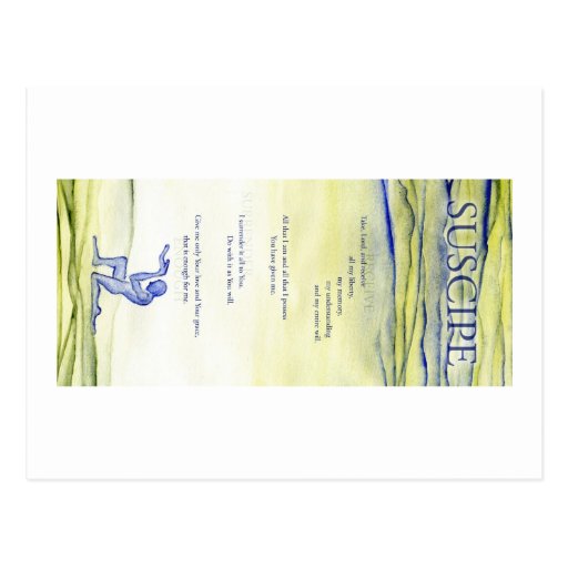 Suscipe (Prayer of St. Ignatius) Postcard | Zazzle