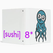 [sushi]  8* 3 ring binders
