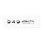 Sushi Address Label