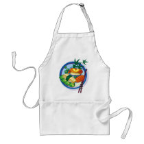 Sushi Apron 6 - Customizable - add your own text by japaneseartmall Sushi Apron 6 - Customizable - add your own text