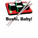 Sushi Baby California Roll Toddler T-Shirt by sushibaby Sushi Baby California Roll Toddler T-Shirt