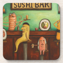 Sushi Bar cork coasters