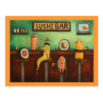 Sushi Bar postcards