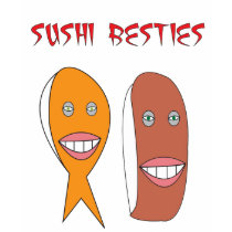 Sushi Besties t-shirts by brigizord Sushi Besties t-shirts