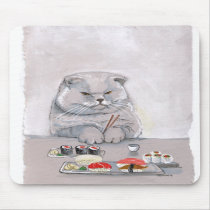 Sushi Cat Mousepad by CSiravo Sushi Cat Mousepad