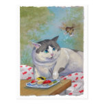 Sushi Cat Picnic Suprise postcards