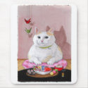 Sushi Cat Sashimi Kitty! mousepads