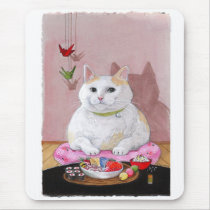 Sushi Cat Sashimi Kitty! mousepads